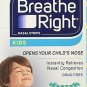 BREATHE RIGHT Nasal Strips for Kids Child Nose Band Breath Rite x  4 BOX (48PCS)