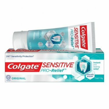 COLGATE Sensitive Pro-Relief Whitening Toothpaste  2 x 110g FREE SHIPPING