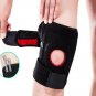 2 pieces Metal Spring Fitness Knee Pads Guard For Sports Knee Support Gear