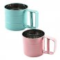 Flour Sieve Hand Held Stainless Steel Cup Shaker Flour Bakery Tools 3 pieces