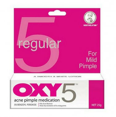 OXY 5  Mild Acne & Pimple Medication Treatment 25G X 3 tubes FREE SHIPPING