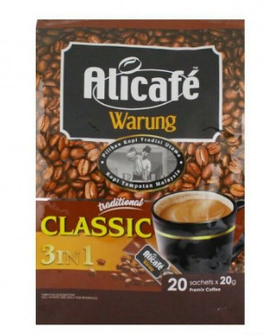 ALICAFE CLASSIC 3 in 1 Premix Coffee  Authentic Taste Halal 40satchet X 20g