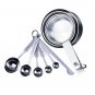 Stainless Steel Measuring Cups and Spoons Kitchen Coffee Tea Baking Tools Set