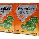 ESSENTIALE Forte N 100S X 2 Liver Detox Support Relieves Liver Tonic Supplement ESSENTIALE Forte N 100S X 2 Liver Detox Support Relieves Liver Tonic Supplement