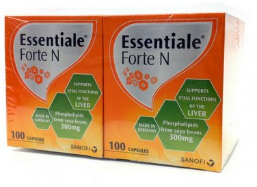 ESSENTIALE Forte N 100S X 2 Liver Detox Support Relieves Liver Tonic Supplement