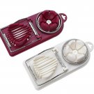 2 in1 Cutter Multifunction Kitchen Egg Slicer Tools Stainless Steel x 2 pieces 2 in1 Cutter Multifunction Kitchen Egg Slicer Tools Stainless Steel x 2 pieces
