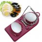 2 in1 Cutter Multifunction Kitchen Egg Slicer Tools Stainless Steel x 2 pieces