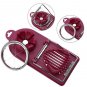2 in1 Cutter Multifunction Kitchen Egg Slicer Tools Stainless Steel x 2 pieces