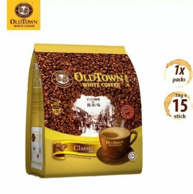 OLDTOWN White Coffee & Creamer Instant 3 in 1 Premix  Classic Taste  x  2 Packs