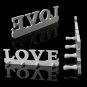 White Vintage LOVE Wall Hook Clothes Robe Key Holder Hat Hanger Home  x  2 pcs