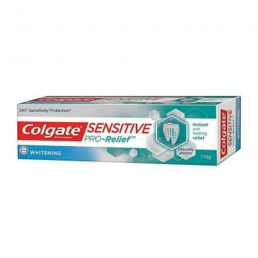 5 x 110g COLGATE Sensitive Pro-Relief Whitening Repair Toothpaste FREE SHIPPING