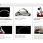 KITCHENAID Whistling Stovetop Tea Kettle 2-Quart KTEN20CB C Handle Grip Comfort