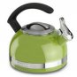 KITCHENAID Whistling Stovetop Tea Kettle 2-Quart KTEN20CB C Handle Grip Comfort
