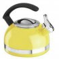 KITCHENAID Whistling Stovetop Tea Kettle 2-Quart KTEN20CB C Handle Grip Comfort
