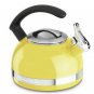 KITCHENAID Whistling Stovetop Tea Kettle 2-Quart KTEN20CB C Handle Grip Comfort