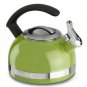 KITCHENAID Whistling Stovetop Tea Kettle 2-Quart KTEN20CB C Handle Grip Comfort