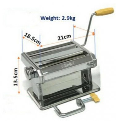 Shule PASTA & ROLLER NOODLE MAKER High Quality Manual S/ Steel Free Shipping