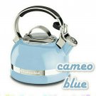 KitchenAid 2-Quart Whistling Stovetop Tea Kettle Porcelain Enamel Full Handle