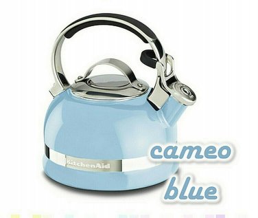 KitchenAid 2-Quart Whistling Stovetop Tea Kettle Porcelain Enamel Full Handle