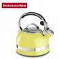 KitchenAid 2-Quart Whistling Stovetop Tea Kettle Porcelain Enamel Full Handle