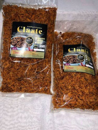 FLOSS Chicken / Beef Spicy Serunding Oriental Dishes Delicious - 350gm X 5 PACKS
