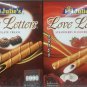 10 X 50G Julie's Love Letters Chocolate/Strawberry Wafer Sticks Biscuits Snacks