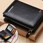 Men's Short Leather Zipper Wallet Multi-card Holder Pack of 2 CHRISTMAS OR GIFT
