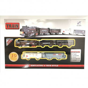 Classic Train & Railway CHRISTMAS GIFT Play Sets Of 19 Pcs Vehicle Toys For Kids