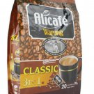 ALICAFE CLASSIC 3 in 1 Premix Coffee  Authentic 40satchet X 20g Free 4 Satchet