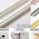 3 D WALL BORDER Foam Sticker Self-adhesive Kitchen Home Decor Waterproof - 4 set