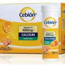 Cebion Vitamin C 1000mg + Calcium Effervescent 10's New - 2 box (8 tubes)