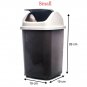 LAVA SWING TRASH CAN Garbage Indoor Home Kitchen Plastic Waste Dustbin x 2 PCS