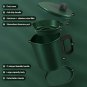 1.7L 304 Stainless Steel Oil Filter Pot Cooking Kitchen Fast Shipping