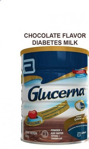 GLUCERNA CHOCOLATE 850 gram X 5 Triple Care Diabetic Milk Powder