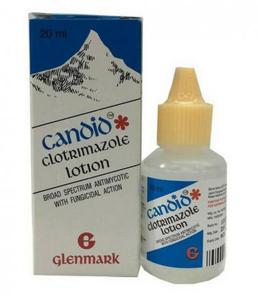 CANDID COTRIMAZOLE 1% Nail Lotion 20ML X 4 sets (treats fungal skin infection)