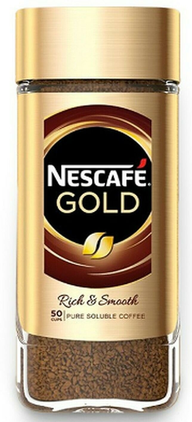 Nescafe New Gold Rich Smooth Instant Coffee 3 BOTTLES X 100G with Free ...