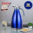 2L Stainless Steel Thermos Flask Vacuum Thermos Hot or Cold 2L Stainless Steel Thermos Flask Vacuum Thermos Hot or Cold