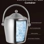 2 litre Stainless Steel Ice INSULATED BUCKET WINE PARTY Cooler Beer Container