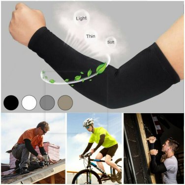 5 Pairs Cooling Arm Sleeves Cuff Cover Unisex Outdoor Sports Uv Sun Protection