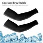 5 Pairs Cooling Arm Sleeves Cuff Cover Unisex Outdoor Sports Uv Sun Protection