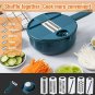 12-in-1 MULTIFUNCTION Vegetable Potato Shredder Peeler Cutter KITCHEN TOOL X 2