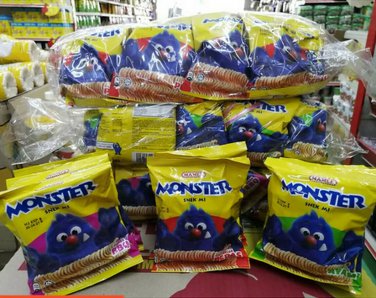 MAMEE Monster CHICKEN or BBQ Flavor (25g x 20 Packs) Delicious Snack NEW