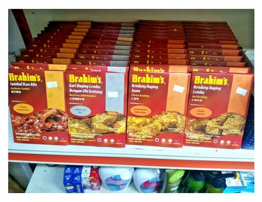 8 Box X 180gm Original Brahim's  Rendang Ayam / Lembu HALAL certified good taste