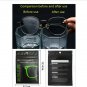 Indoor/outdoor Microfibre Cloth Reusable Anti-fog Glasses Lens HD1303 - 5 Packs