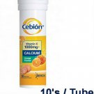 3 tubes New CEBION VITAMIN C 1000mg + Calcium Effervescent 10's Healthy Body 3 tubes New CEBION VITAMIN C 1000mg + Calcium Effervescent 10's Healthy Body