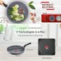 TEFAL Natura Non-Stick Drypan 20 cm, 24 cm For Healthy Cooking