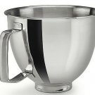 KitchenAid 3.5 Quart Polished Stainless Steel Bowl with Handle NEW KSM35SSFP KitchenAid 3.5 Quart Polished Stainless Steel Bowl with Handle NEW KSM35SSFP