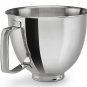 KitchenAid 3.5 Quart Polished Stainless Steel Bowl with Handle NEW KSM35SSFP