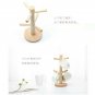 Wooden Mug Rack Coffee Tea 6 Cup Holder Kitchen Storage Display Stand Decor X 2