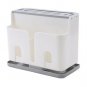 Kitchen Knife Holder In-Drawer Blocks Knife Plastic Organizer Storage Racks